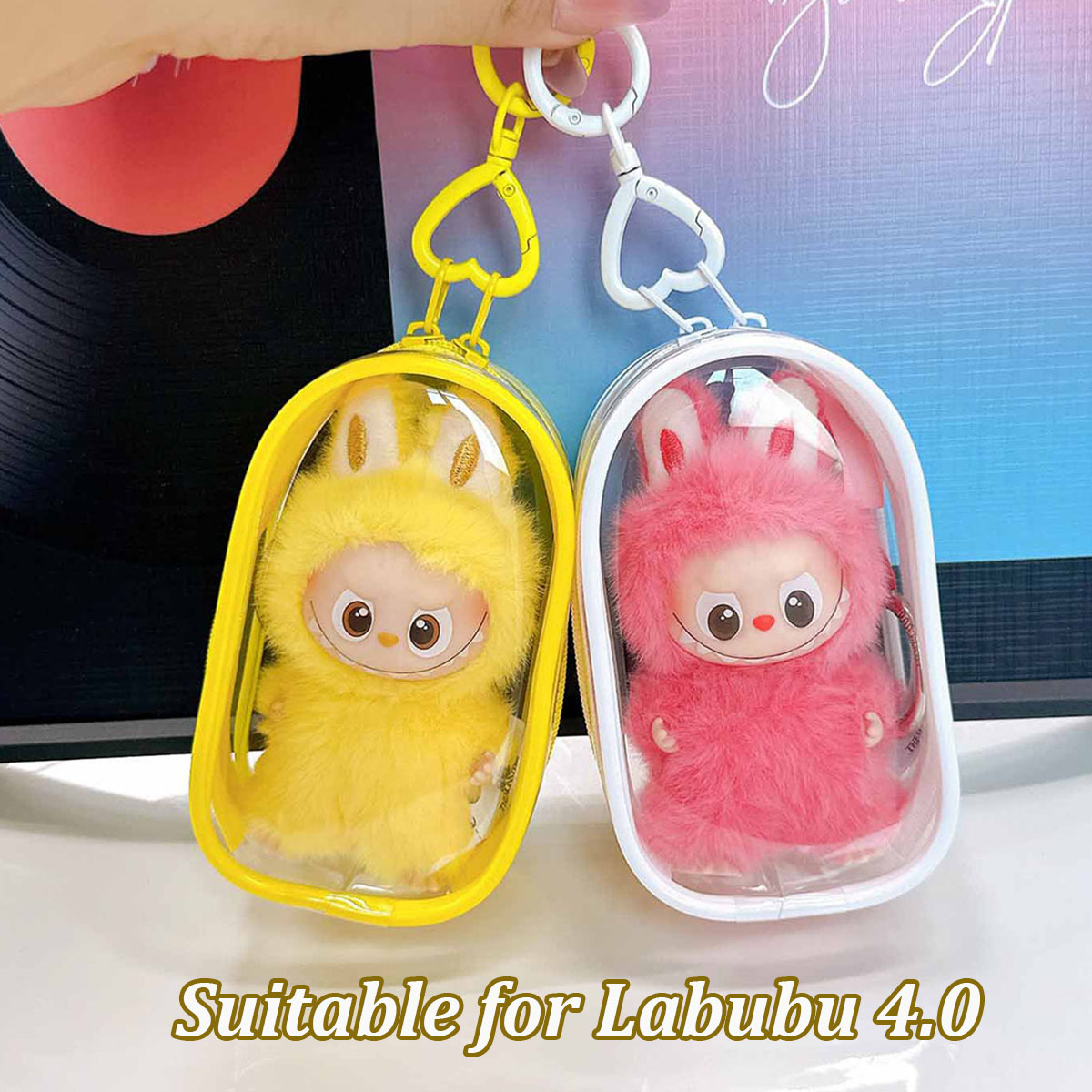 Tuxedo Lapel Pin - For Mini Labubu Protector Case Organizer