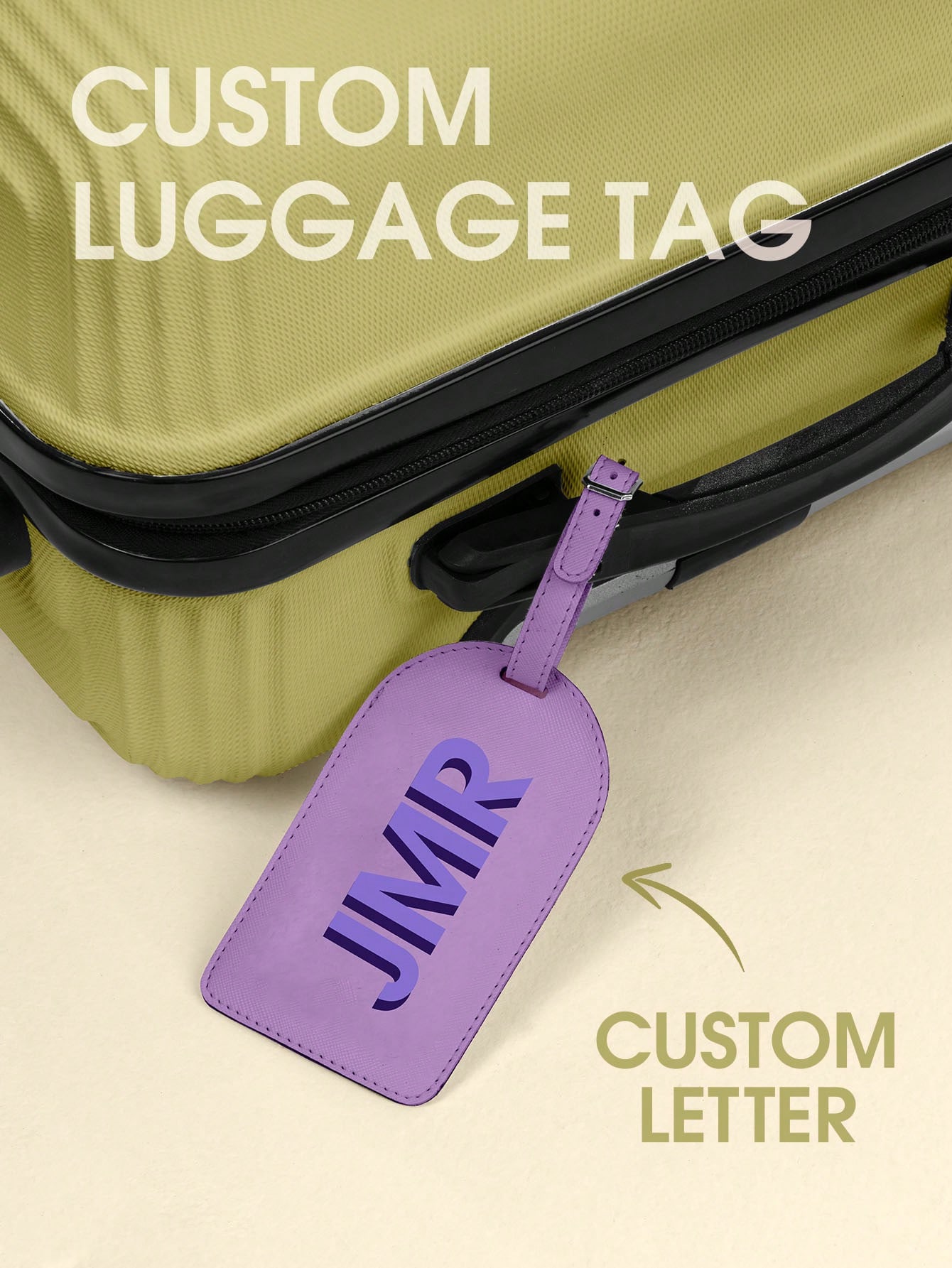 Personalized Initial Luggage T - Mens Formal recension och pris