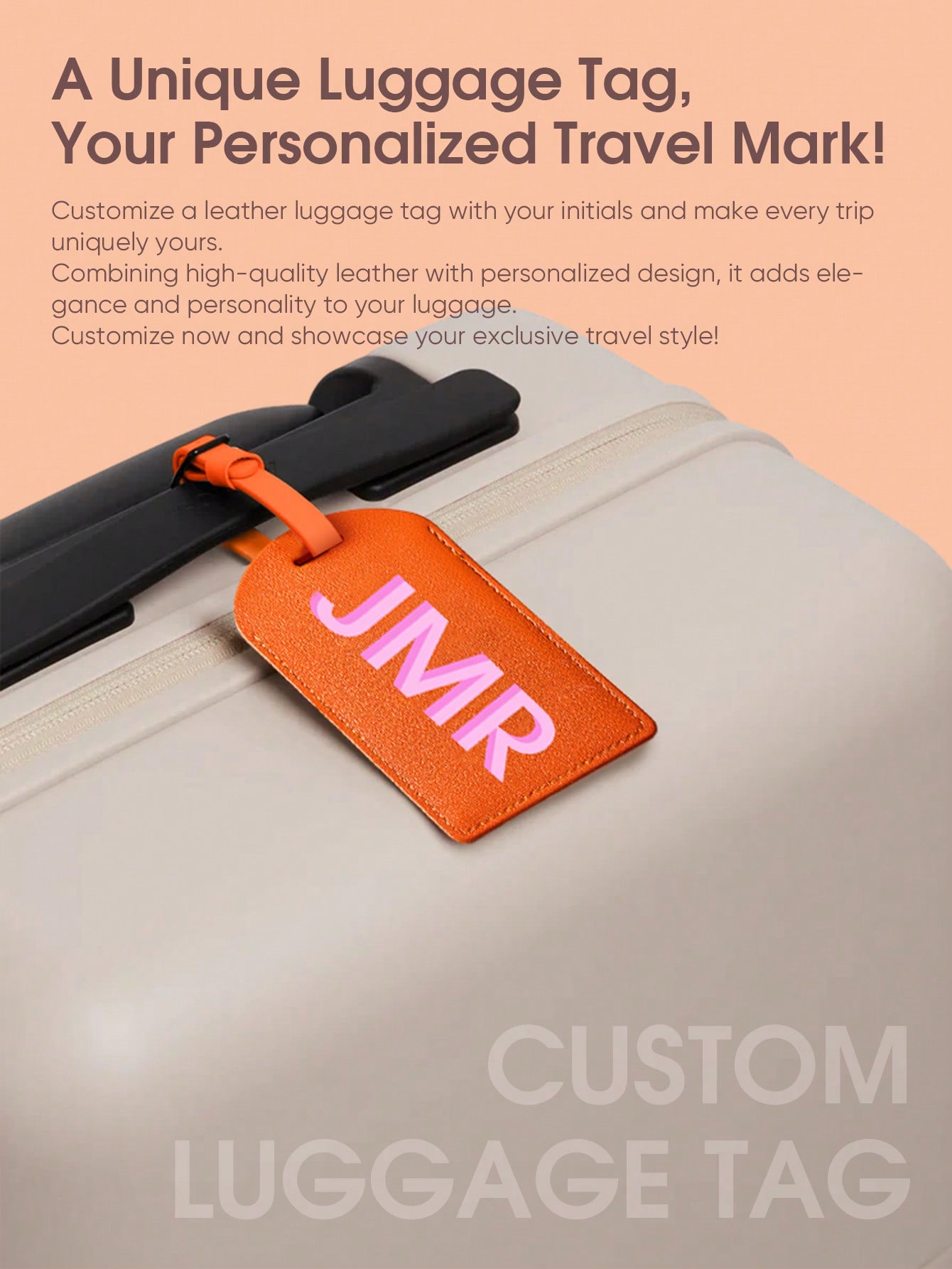 Personalized Initial Luggage T - Mens Formal recension och pris