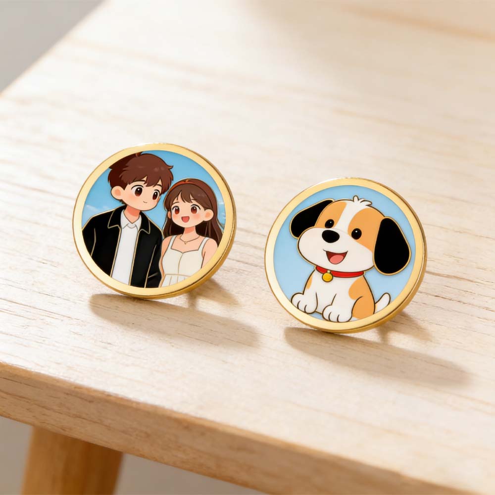 Print Demand Photo Tag Persona - Tuxedo Lapel Pin recension och pris