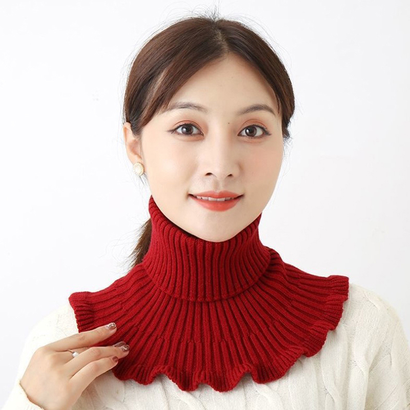 New-Warm Knitted Fake Collar W - Windsor Knot Tie recension och pris