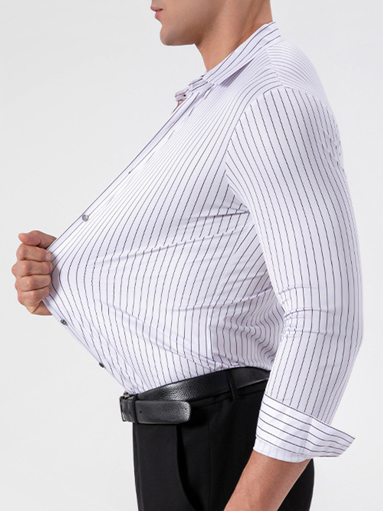 Retro Striped Wrinkle Free Str - Mens Formal recension och pris