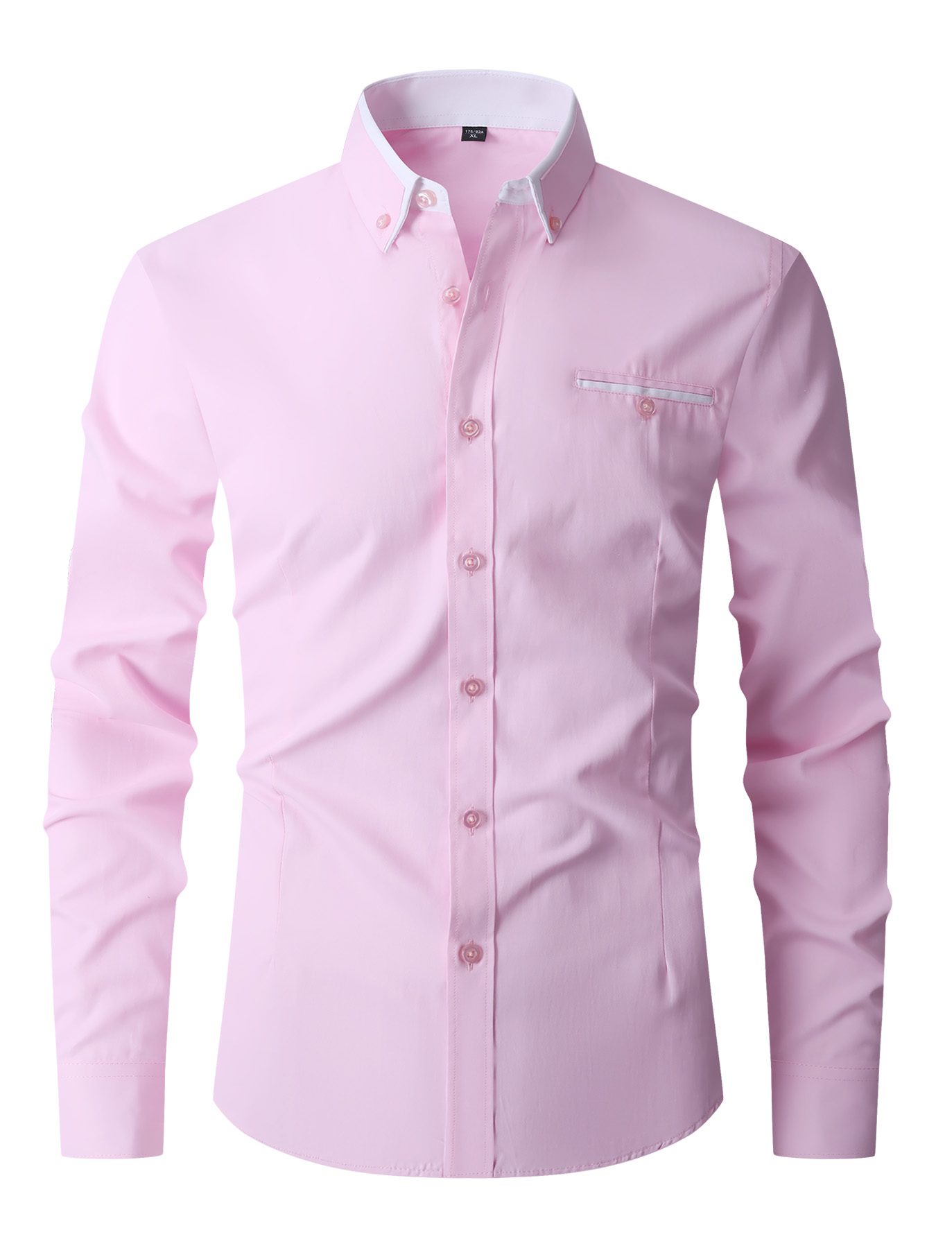 Men Formal Shirt Long Sleeve O - Mens Formal recension och pris