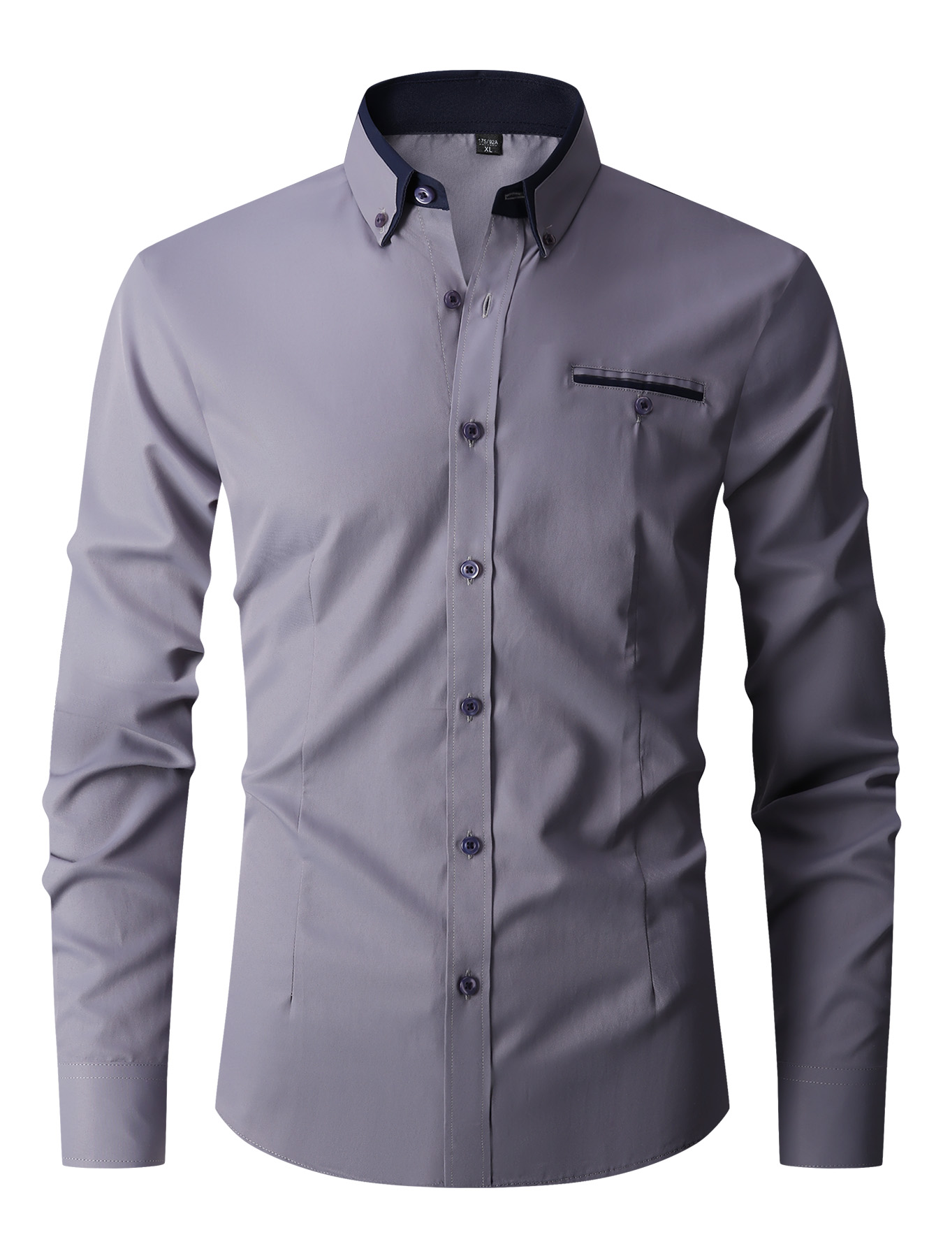 Men Formal Shirt Long Sleeve O - Mens Formal recension och pris