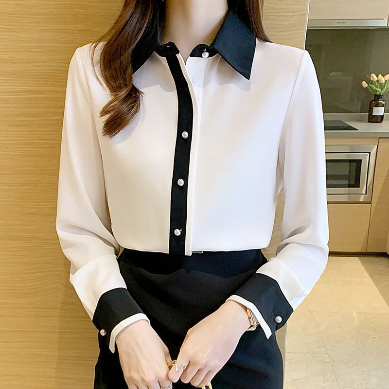 White Chiffon Shirt for Women  - Men'S Formal Style recension och pris