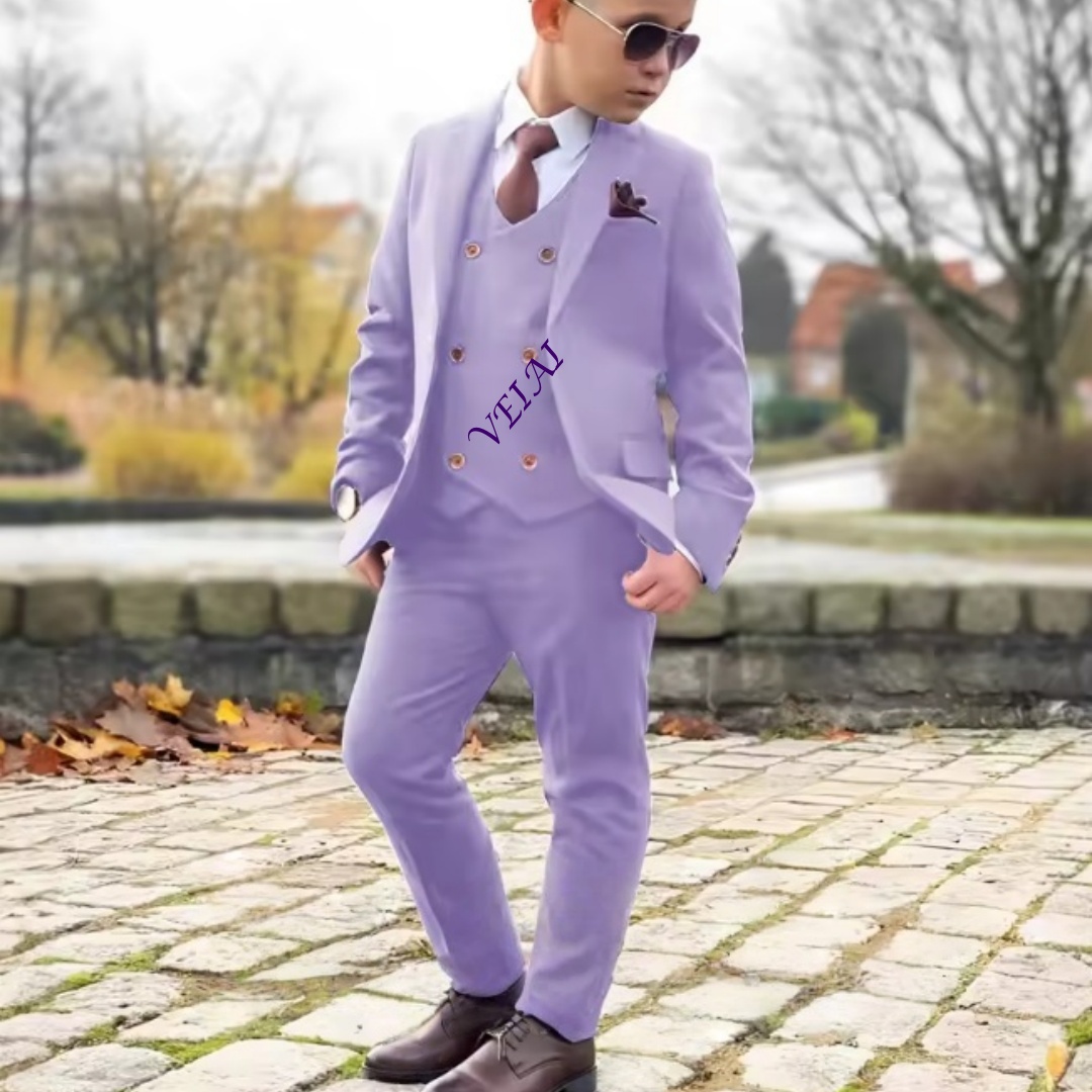Boys 3 Piece Formal Suit Set C - Mens Formal recension och pris
