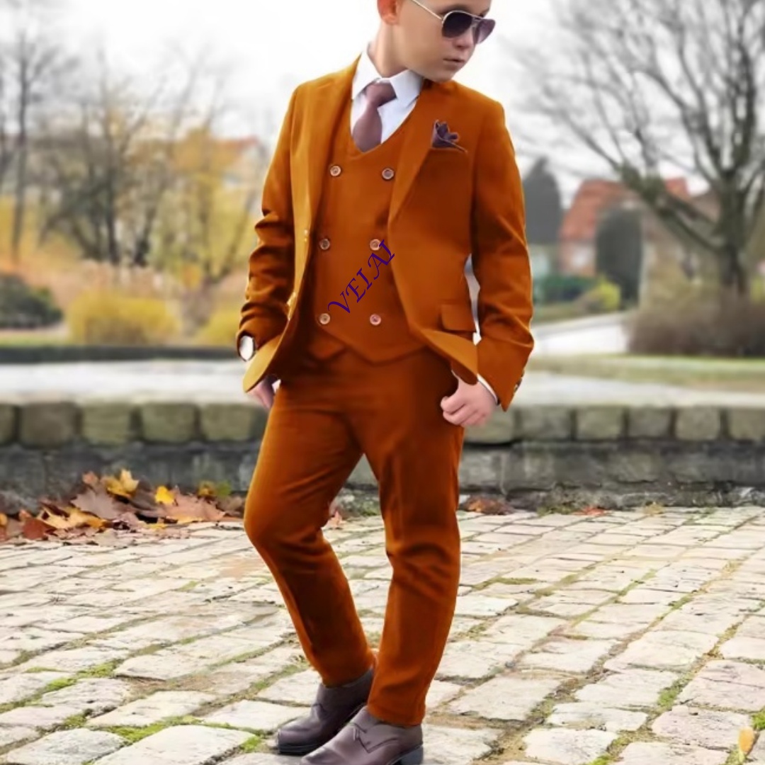 Boys 3 Piece Formal Suit Set C - Mens Formal recension och pris