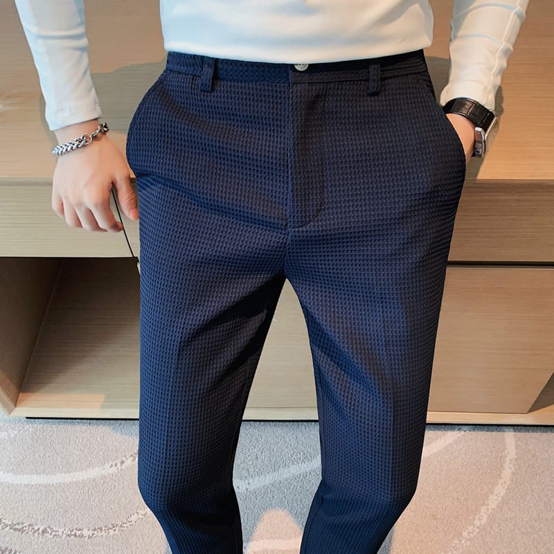 2024 Autumn New Waffle Stretch - Men'S Formal Style recension och pris