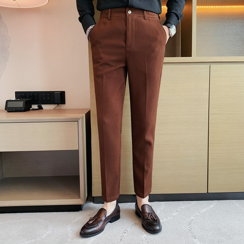 2024 Autumn New Waffle Stretch - Men'S Formal Style recension och pris