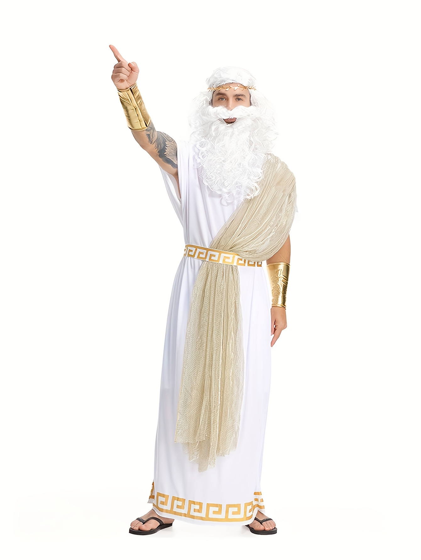 Men Zeus Greek God Costume Anc - Mens Formal recension och pris