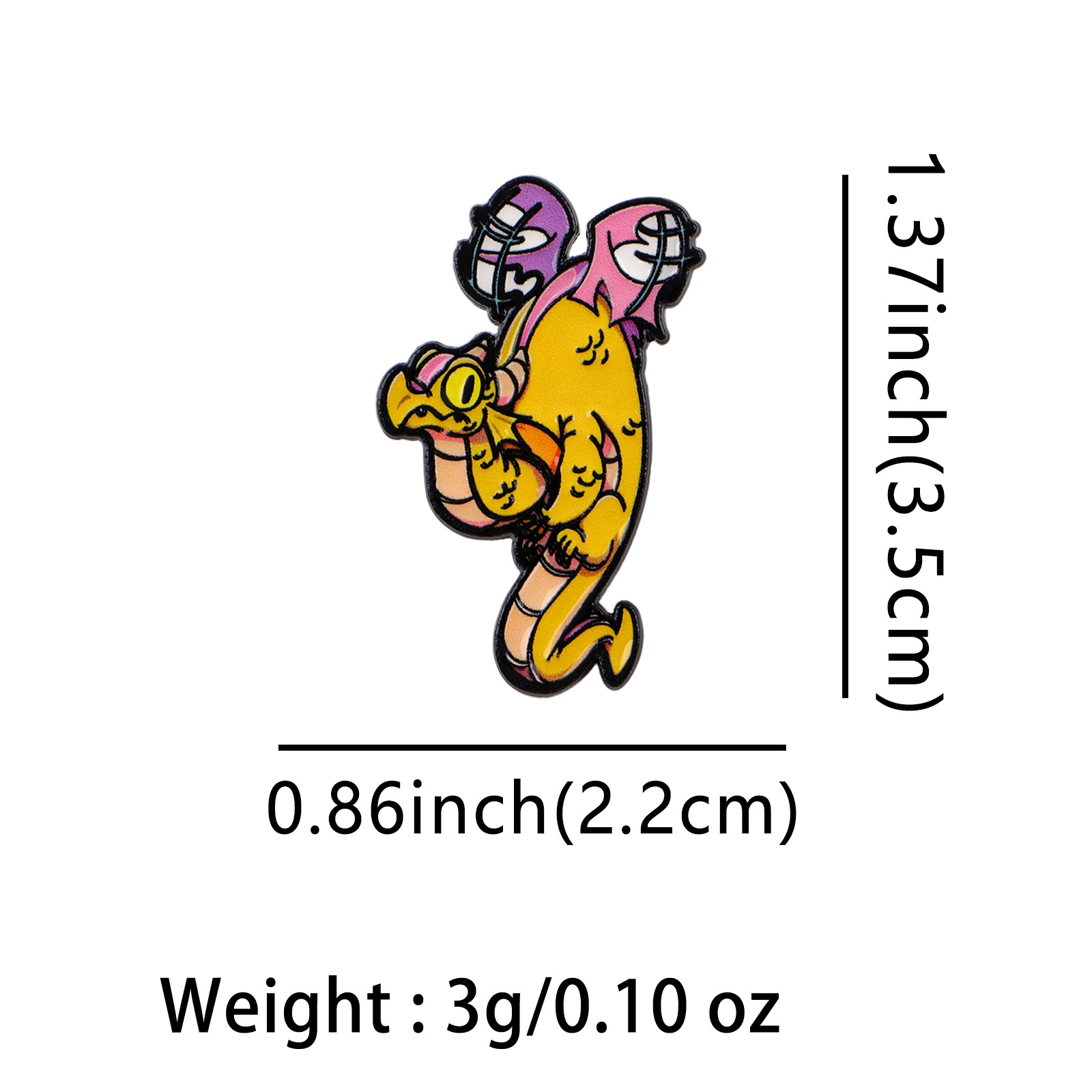 Enamel Pins Animal English Quo - Tuxedo Lapel Pin recension och pris