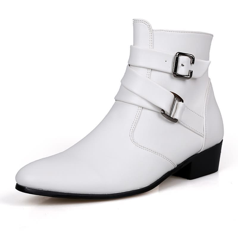 Luxury Men Boots Leather Chels - Men'S Formal Style recension och pris
