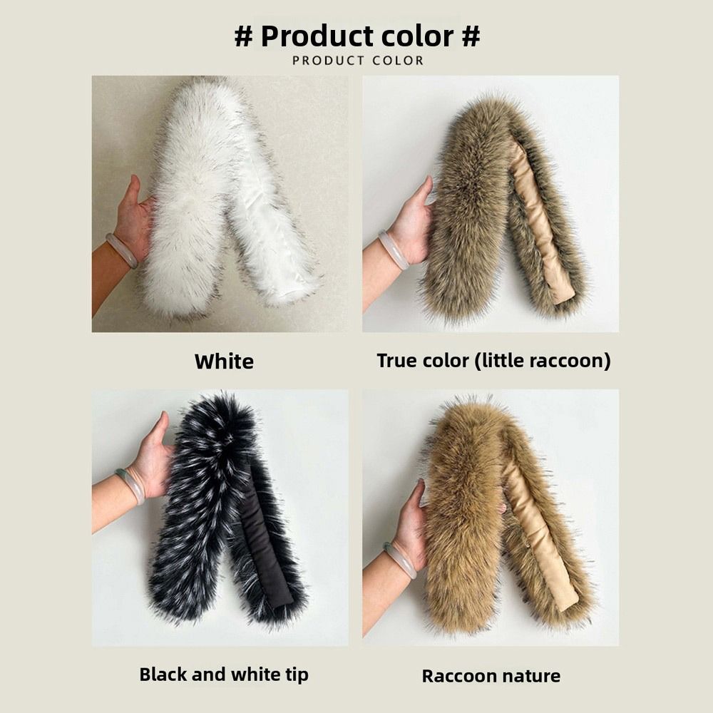 Lengthened Scarf Faux Fur Coll - Windsor Knot Tie recension och pris
