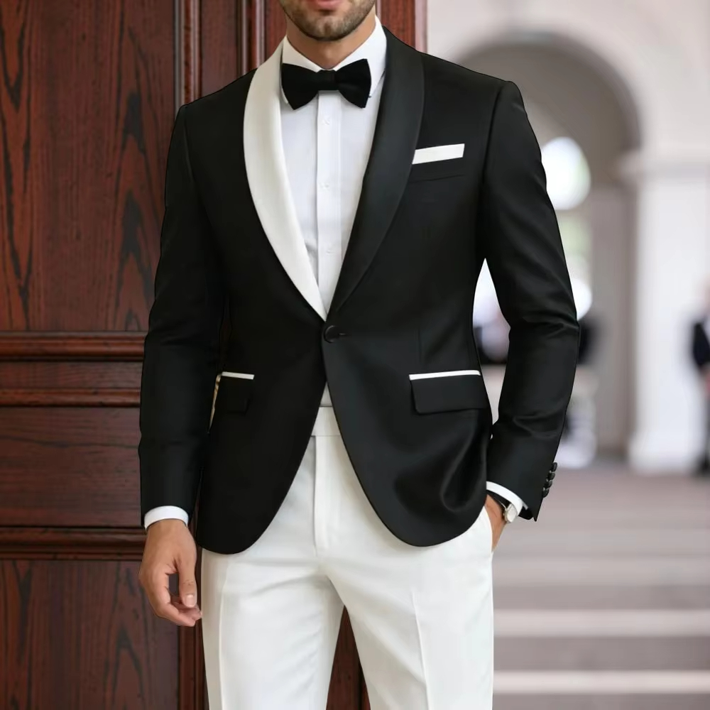 Formal Suits for Men Contrast  - Men'S Formal Evening Wear recension och pris