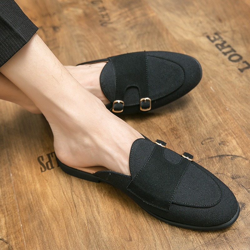 canvas mules half shoes for ma - Men'S Formal Style recension och pris