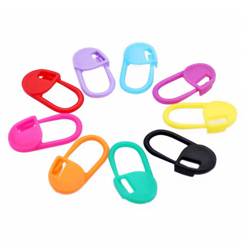 100Pcs Mix Color Knitting Tool - Tuxedo Lapel Pin recension och pris