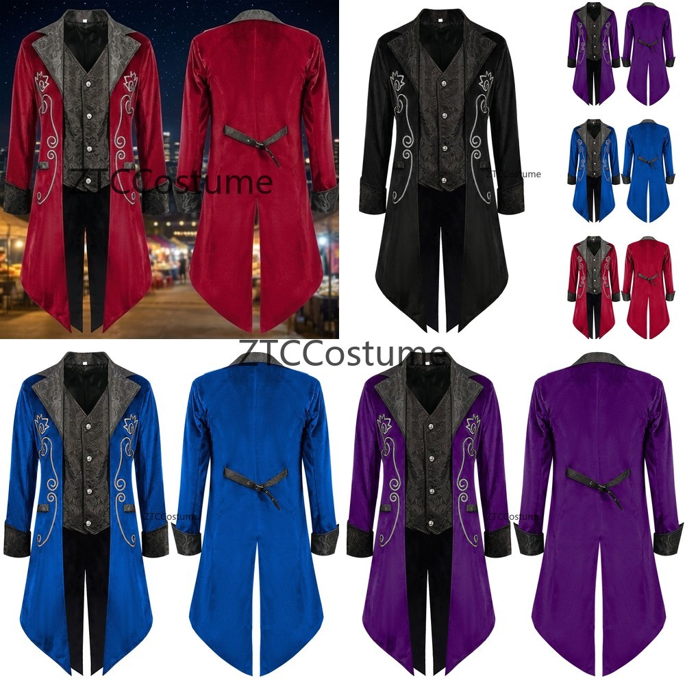 Steampunk Victorian Tailcoat M - Men'S Medieval Formal Wear recension och pris